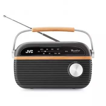JVC RA-E215G nešiojamas radijo imtuvas FM/AM analoginis pilkas