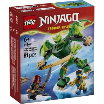 LEGO Ninjago 71862 Lloyd's Dragon Mech Battle Pack Statybiniai Blokeliai