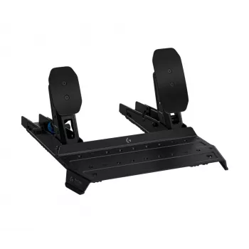 Logitech G RS Racing Pedals – 3 pedalų komplektas su apkrovos jutiklio stabdžiu, juoda spalva, skirta PC