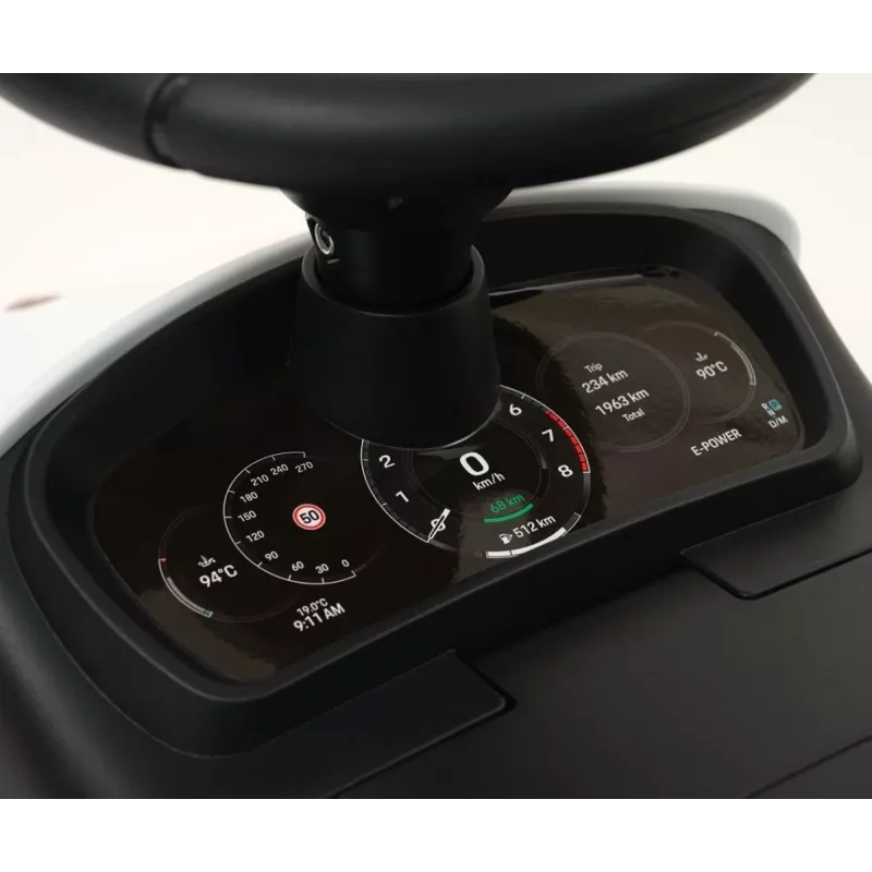 MILLY MALLY vaikiškas automobilis Porsche Cayenne S baltas – elektrinis važinėjamas automobilis su 12V baterija, nuotolinio valdymo pultu ir LED šviesomis