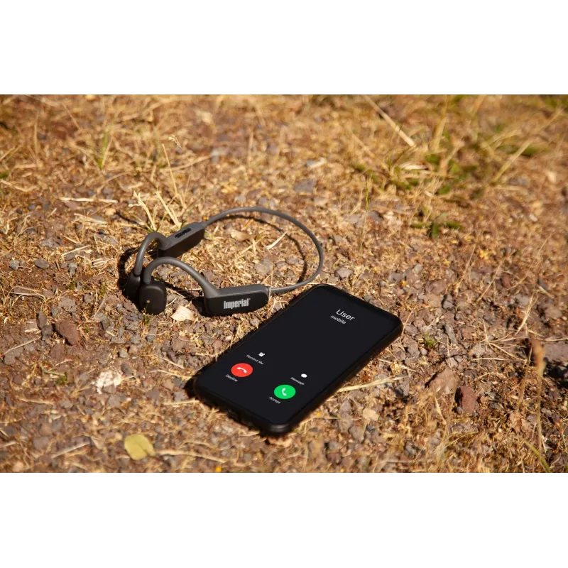 Imperial bluTC active 1 belaidės sportinės ausinės su kaklo juosta Bluetooth juodos