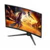 AOC C32G4Z 31,5 inch lenktas žaidimų monitorius, Full HD, 240Hz, 1ms, VA, FreeSync Premium, juodas/raudonas