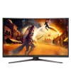 AOC C32G4Z 31,5 inch lenktas žaidimų monitorius, Full HD, 240Hz, 1ms, VA, FreeSync Premium, juodas/raudonas