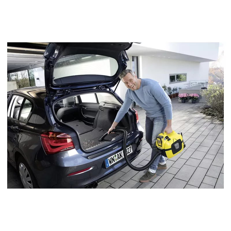 Kärcher WD 1 Compact Battery Set šlapio ir sauso valymo dulkių siurblys, 15 l, 1000 W