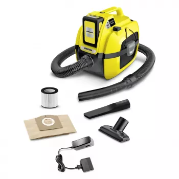Kärcher WD 1 Compact Battery Set šlapio ir sauso valymo dulkių siurblys, 15 l, 1000 W