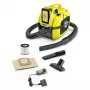Kärcher WD 1 Compact Battery Set šlapio ir sauso valymo dulkių siurblys, 15 l, 1000 W