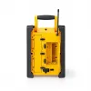 Nedis FM Radio RDFM3100YW – nešiojamas FM radijas su Bluetooth, AUX, IPX5, geltona