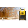 Nedis FM Radio RDFM3100YW – nešiojamas FM radijas su Bluetooth, AUX, IPX5, geltona
