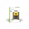 Nedis FM Radio RDFM3100YW – nešiojamas FM radijas su Bluetooth, AUX, IPX5, geltona
