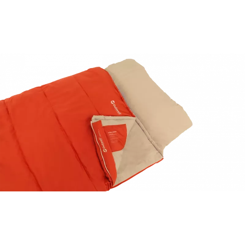 Outwell Contour Lux Red Miegmaišis 220 x 85 cm -19–15 °C Dešininis Užtrauktukas
