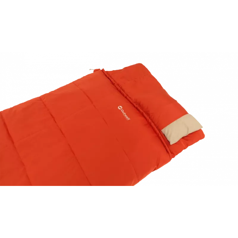 Outwell Contour Lux Red Miegmaišis 220 x 85 cm -19–15 °C Dešininis Užtrauktukas