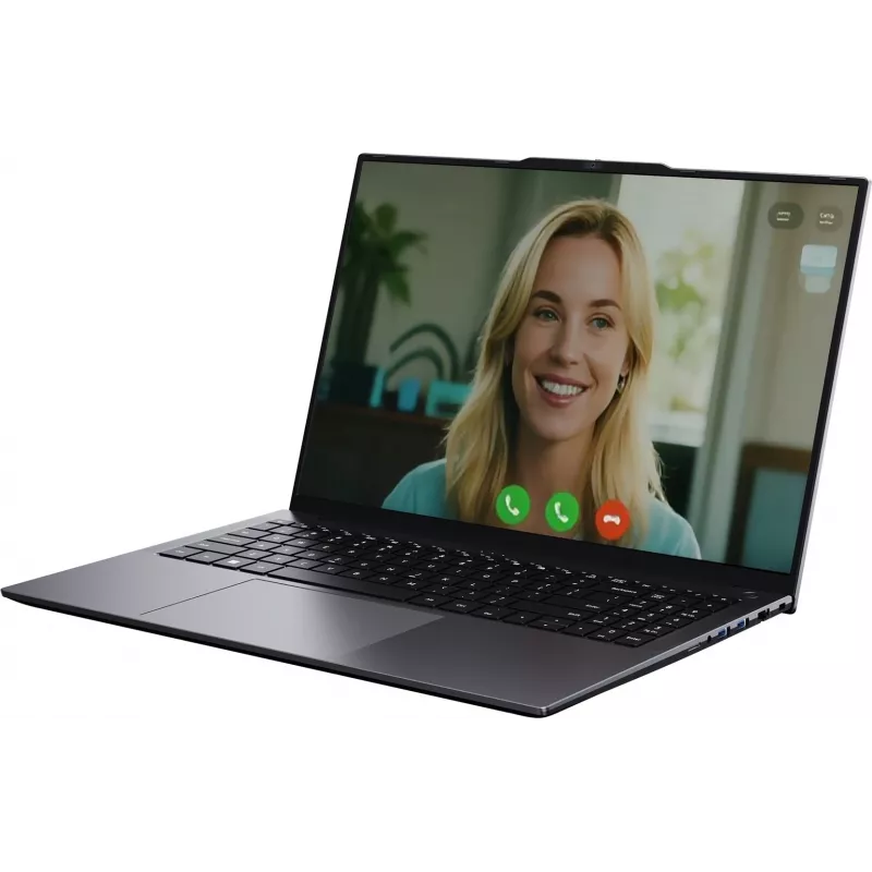 Chuwi CoreBook Plus P K1 Ryzen 5 7430U 16 inch WUXGA AntiGlare 16GB 512GB SSD Backlit Keyboard Windows 11 Pro Black