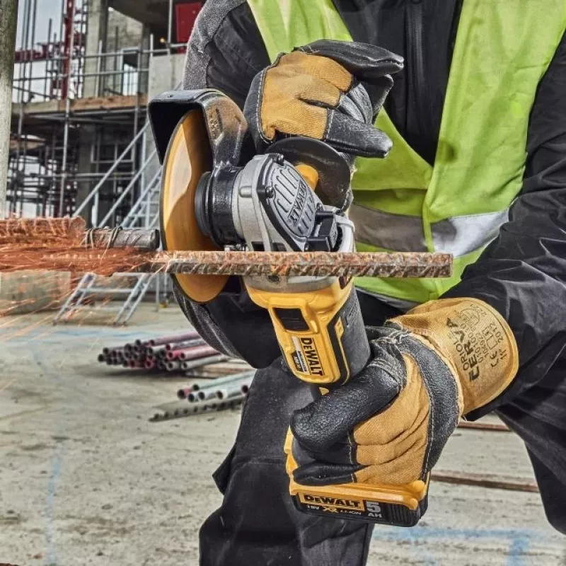 DEWALT DCK329P2T-QW 18V XR Belaidis kombinuotas rinkinys: 2 greičių smūginis gręžtuvas ir kampinis šlifuoklis su 2x 5,0 Ah akumuliatoriais, įkrovikliu ir T-STAK II dėklu