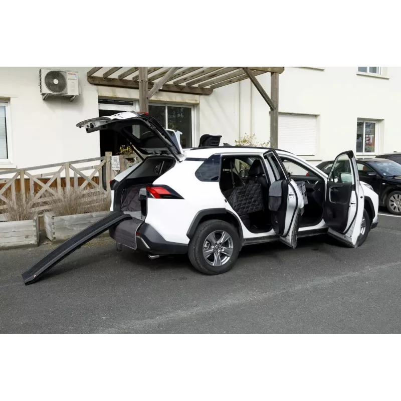 ZOLUX Nomad šunų automobilio rampa 151,5 x 40 x 16 cm, juoda