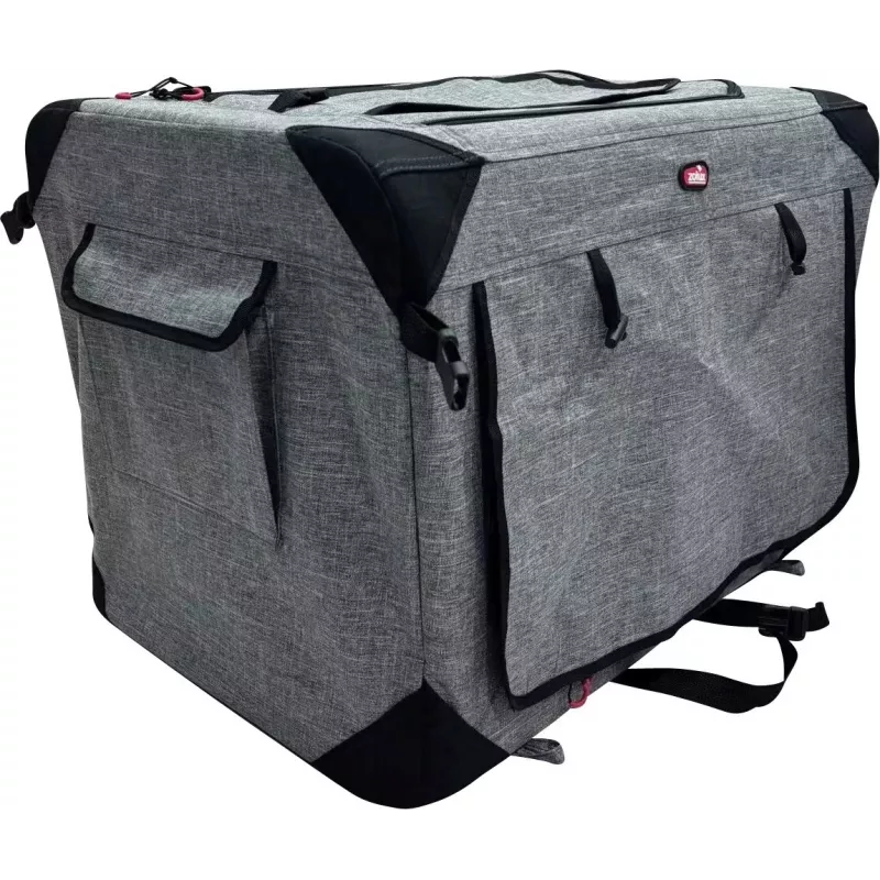 ZOLUX NOMAD M Sulankstomas kelioninis augintinio nešiklis 70x52x52 cm Pilka/Juoda