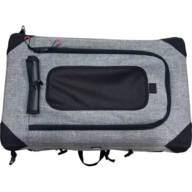 ZOLUX NOMAD M Sulankstomas kelioninis augintinio nešiklis 70x52x52 cm Pilka/Juoda