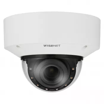 Hanwha Wisenet XNV-C6083R 2MP AI IR lauko fiksuoto objektyvo kupolinė IP kamera