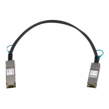StarTech.com 0,5 m QSFP+ tiesioginio prijungimo kabelis (MSA suderinamas) – 40G QSFP+ pasyvus dvigyslis kabelis QSFP į QSFP – juodas