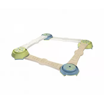 Smoby Life Balance Beam Set – 10 dalių modulinis balansavimo takas su laipteliais, vidaus / lauko, nuo 2 metų