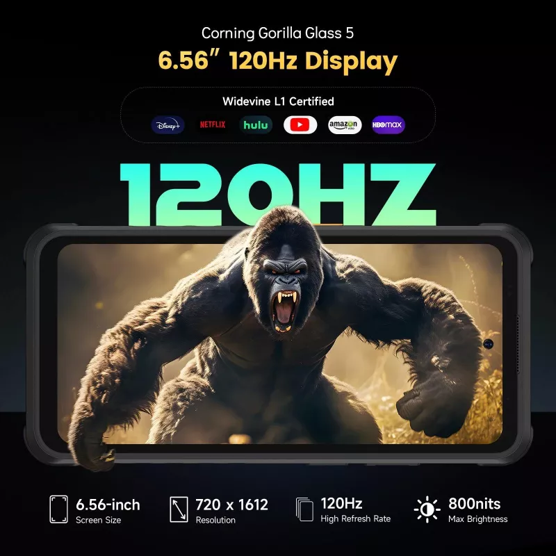 ULEFONE Armor X31 Pro 4G atsparus išmanusis telefonas, 5,45 inch HD+, 8 GB RAM, 256 GB atminties, 5200 mAh, IP68/IP69K, oranžinis