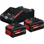 Bosch Expert Starter Set 18V, 2x ProCORE18V 8.0Ah akumuliatoriai + GAL 18V-160 C įkroviklis, juoda, AMPShare Alliance