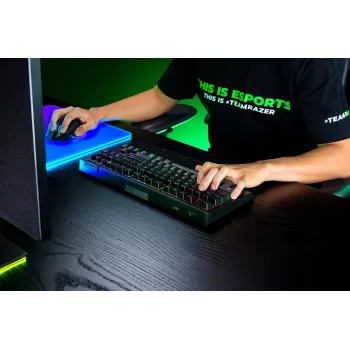 „Razer BlackWidow V4 Tenkeyless HyperSpeed Orange Switch“ klaviatūra – JAV išdėstymas