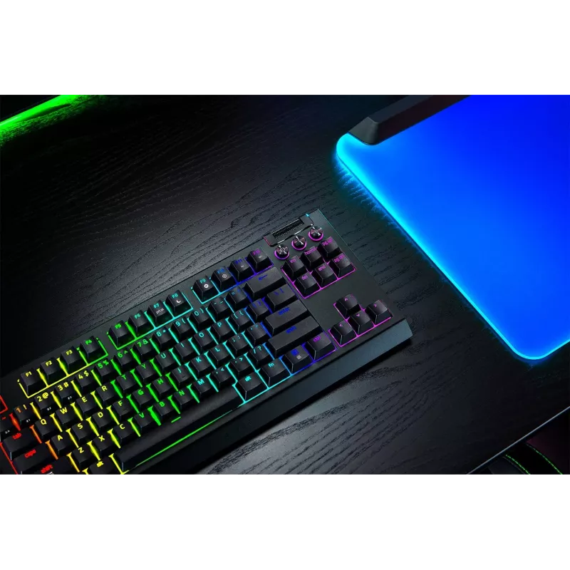 „Razer BlackWidow V4 Tenkeyless HyperSpeed Orange Switch“ klaviatūra – JAV išdėstymas