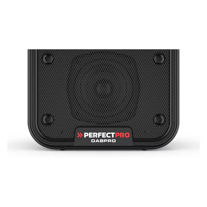 PerfectPro DABPRO statybinis radijas DAB+ FM Bluetooth IP65 juodas