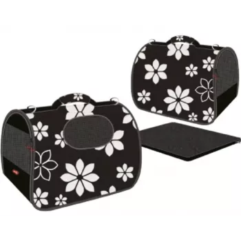 ZOLUX NOMAD FLOWER M minkštas nešiklis šunims ir katėms, 43,5x25x28,5 cm, gėlių raštas