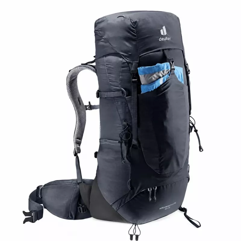 Deuter Aircontact Lite 40+10 kuprinė Black/Graphite