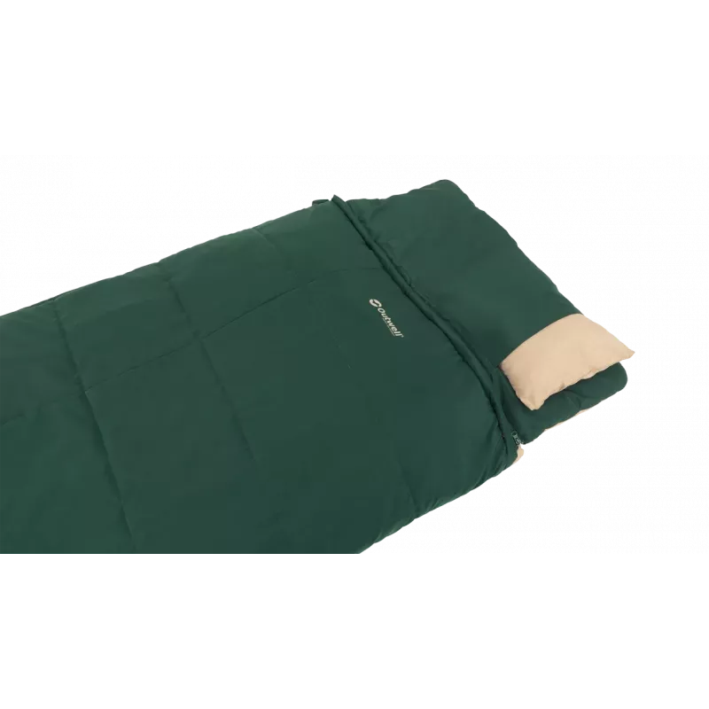 Outwell Contour Prime Green Miegmaišis 220x85 cm -13–16°C Dešinys Užtrauktukas