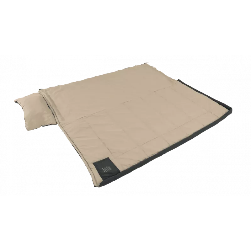 Outwell Contour Prime sintetinis miegmaišis (190 cm) – juodas, dešininis užtrauktukas