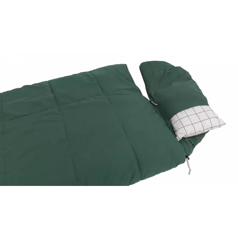 Outwell Camper Prime Green miegmaišis 235 x 90 cm -15 iki 5 °C dešininis užtrauktukas