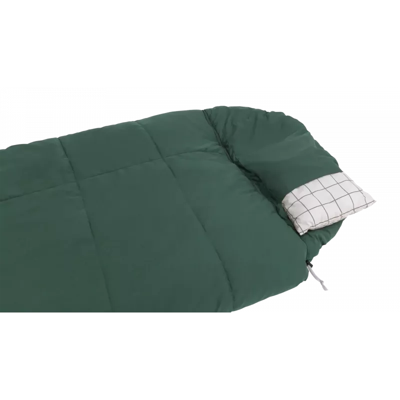 Outwell Camper Prime Green miegmaišis 235 x 90 cm -15 iki 5 °C dešininis užtrauktukas