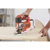 Black & Decker BES610K-QS 650W švytuoklinis siaurapjūklis su įrankių dėžute