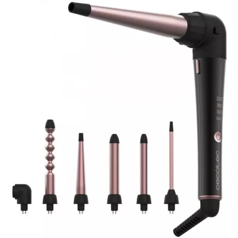 Cecotec SurfCare MultiWaves daugiagalvis plaukų garbanojimo prietaisas, keraminis, 46W, 140-200°C, 3 antgaliai