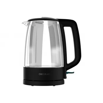 Cecotec ThermoSense 320 Clear elektrinis virdulys 2200 W 1,7 l stiklas juoda/skaidri