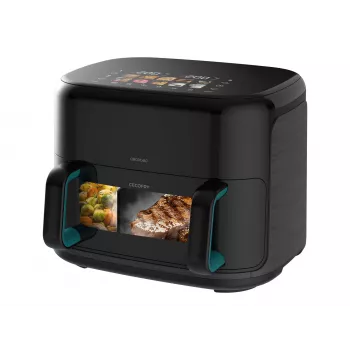 Cecotec Cecofry&Grill Smokin'Prime 11000 Dviguba Karšto Oro Gruzdintuvė 11L 2800W Juoda
