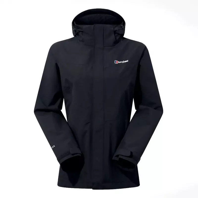 Berghaus Hillwalker Gore-Tex InterActive Jacket - Moteriška striukė, dydis S (Juoda)