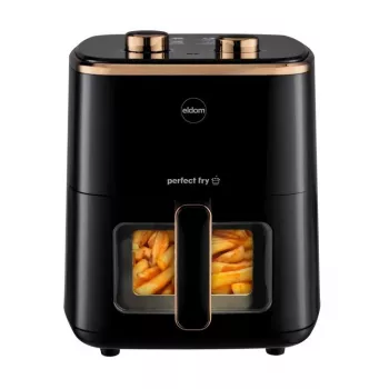 ELDOM FR45 FRITELO 1500 W Bekvapė Keptuvė, Juoda