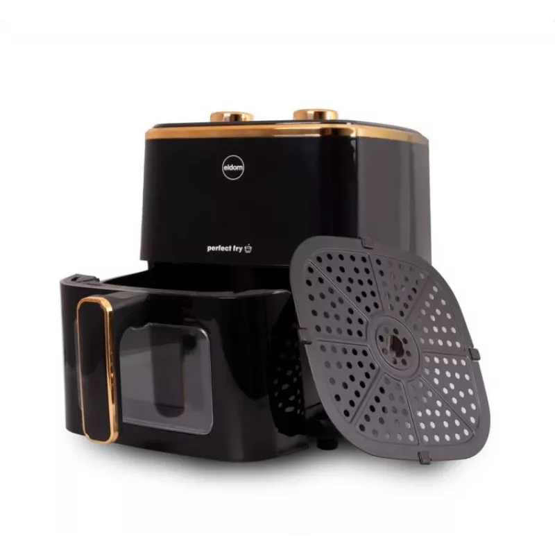 ELDOM FR45 FRITELO 1500 W Bekvapė Keptuvė, Juoda