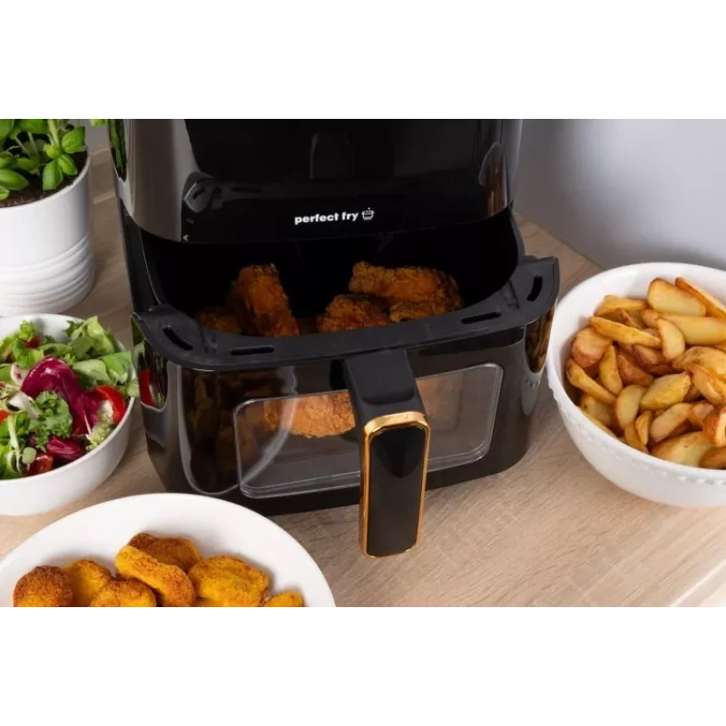 ELDOM FR45 FRITELO 1500 W Bekvapė Keptuvė, Juoda