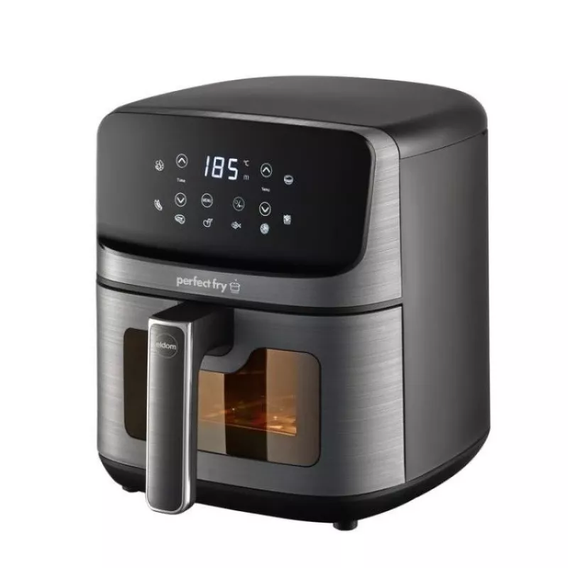 ELDOM FR45 FRITELO 1500 W Bekvapė Keptuvė, Juoda