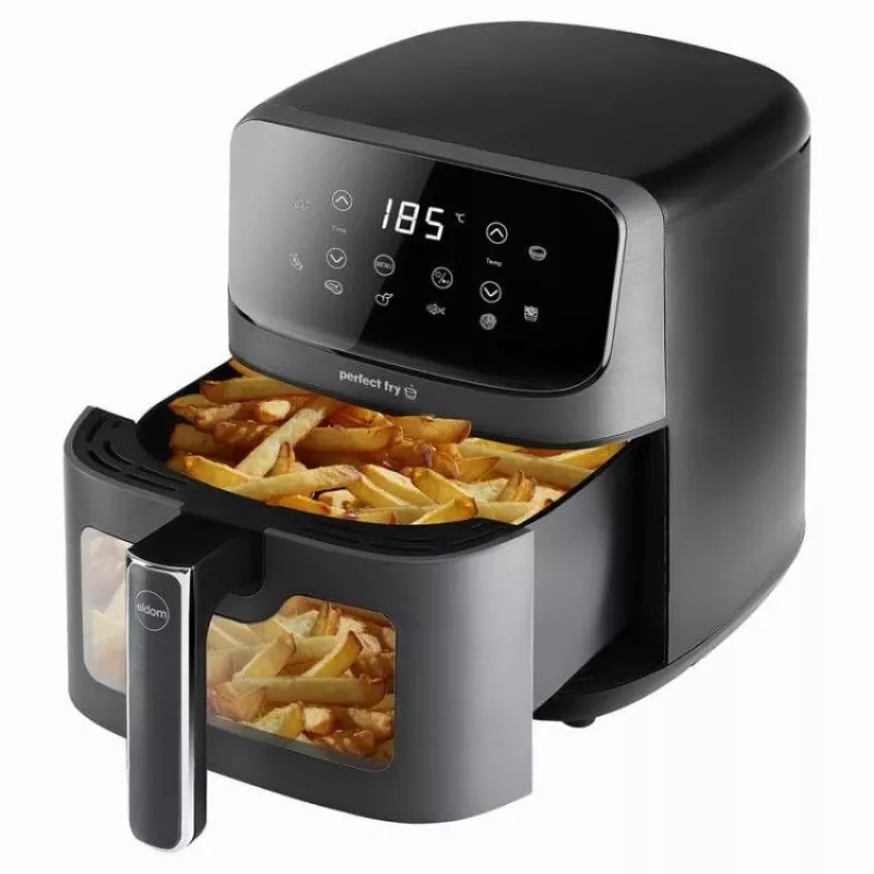 ELDOM FR45 FRITELO 1500 W Bekvapė Keptuvė, Juoda