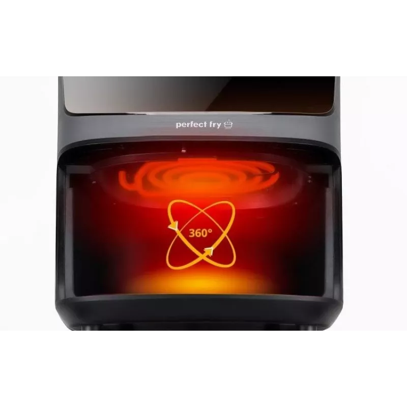 ELDOM FR45 FRITELO 1500 W Bekvapė Keptuvė, Juoda