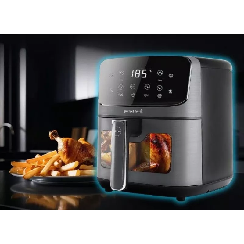 ELDOM FR45 FRITELO 1500 W Bekvapė Keptuvė, Juoda