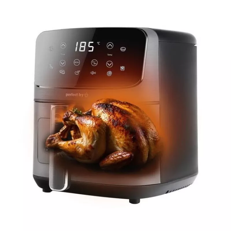 ELDOM FR45 FRITELO 1500 W Bekvapė Keptuvė, Juoda