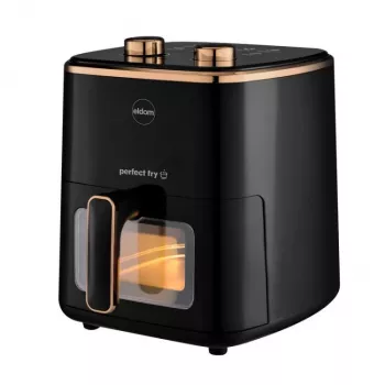 ELDOM FR45 FRITELO 1500 W Bekvapė Keptuvė, Juoda