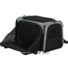 ZOLUX NOMAD L Expandable Pet Carrier 48×30.8×30,5 cm Grey/Black