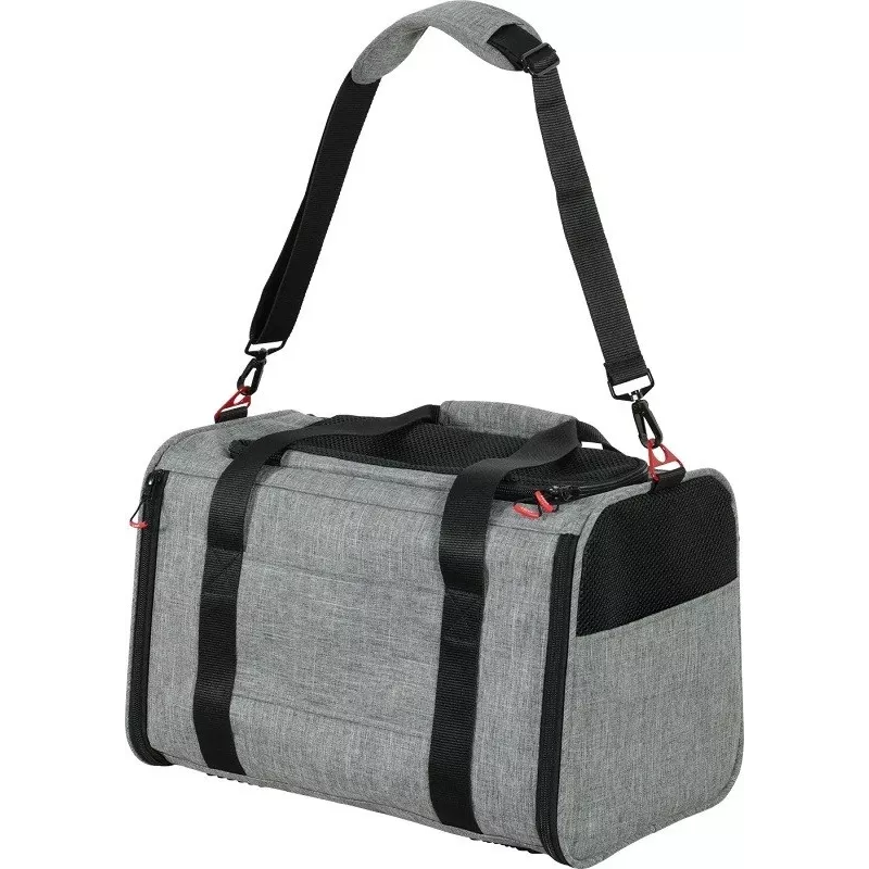 ZOLUX NOMAD L Expandable Pet Carrier 48×30.8×30,5 cm Grey/Black